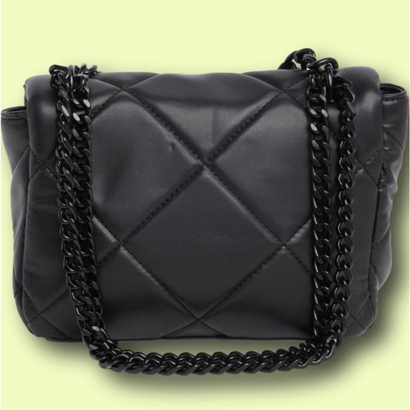 Badgley Mischka Big Chain Diamond Quilt convertible crossbody 🔥SALE🔥NWT - Picture 3 of 8